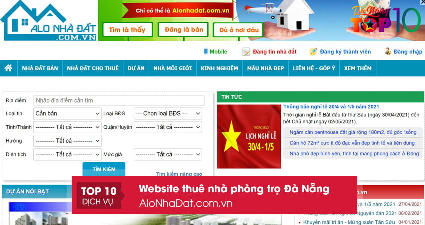 website-alonhadat-com-vn-top10danang