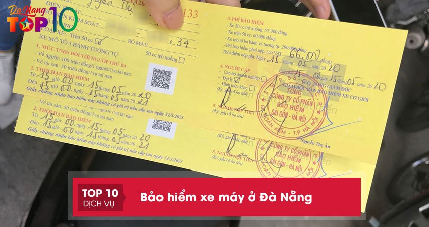 Điểm danh top 10+ địa chỉ bảo hiểm xe máy ở Đà Nẵng đáng tin cậy nhất