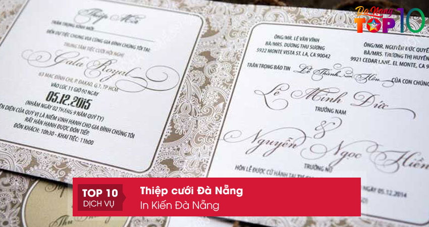 Thiệp cưới Đà Nẵng | 10+ địa điểm in và thiết kế ĐẸP sang trọng