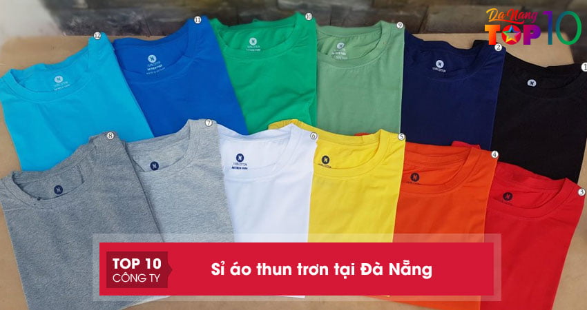 Sỉ áo thun trơn tại Đà Nẵng | 10+ cửa hàng bỏ sỉ TẬN GỐC giá rẻ