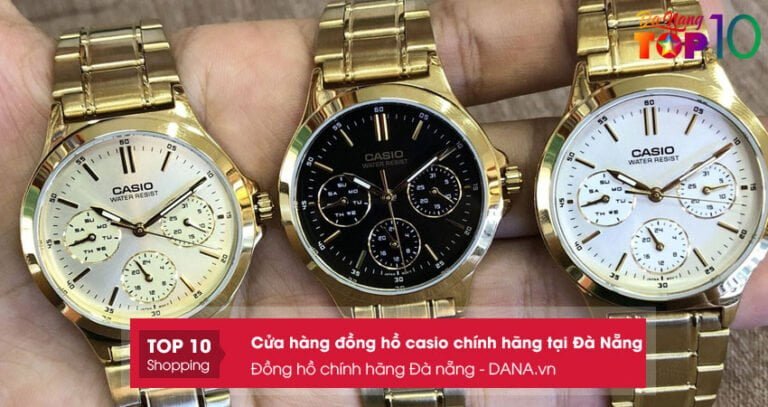 Top 10+ cửa hàng đồng hồ casio chính hãng tại Đà Nẵng giá tốt