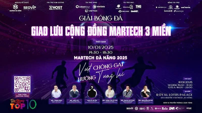 Sôi động mùa Giải Bóng Martech Cup 3 Miền cùng Martech Đà Nẵng 2025