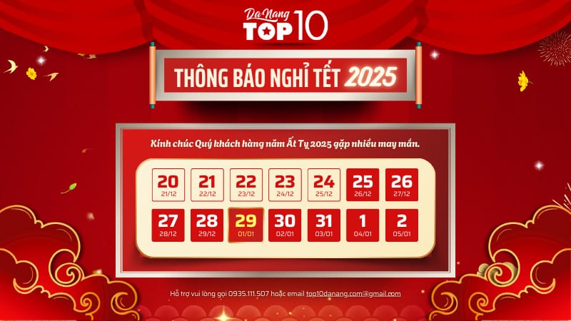 Top10danang-thong-bao-lich-nghi-tet-nguyen-dan-2025